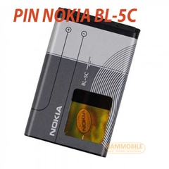 Pin Nokia BL-5C Zin N91, N72, N71, N70, E60, E50, 7610, 7600, 6820, 6680, 6670 6600, 6230I, 6230, 6030, 5030, 6280, 2600, 2300, 1280, 1100 870mAh