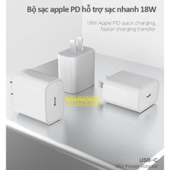 Cóc Sạc Nhanh PD Iphone 11 Pro Max 18W Cổng USB Type C Zin Máy