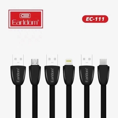 Cáp Sạc Nhanh Type C 3M Earldom EC – 111C Chính Hãng