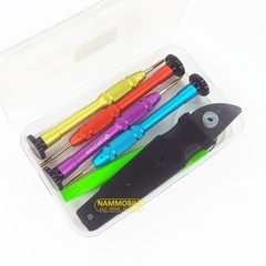 Tua Vít bộ Iphone-Samsung-Android all in 1 Tốt Có Dao Cạy Vỏ-Màn Hình sửa chữa điện thoại (gồm 10 dụng cụ) đa năng nhiều cạnh