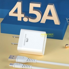 Bộ Sạc Nhanh 4.5A Android Dimi M82 TPC Chính Hãng Sạc Nhanh USB A to Type C