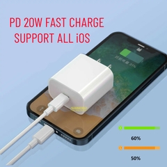 Cáp Sạc PD 20W Iphone 11 12 13 Pro Max Dimi M61 Chính Hãng Sạc Nhanh Type C to Lightning