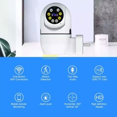 Camera Wifi 2Mpx Yoosee loại 1 PTZ trong nhà Cắm Trực Tiếp Ổ Điện, quan sát ban đêm, xoay 360 độ, đàm thoại hai chiều, human tracking