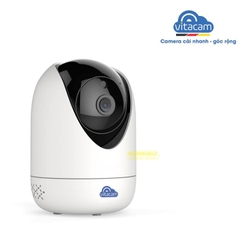 Camera Wifi 3Mpx 2K VITACAM C1290C Ultra HD góc siêu rộng, quan sát ban đêm, xoay 360 độ, đàm thoại hai chiều, human tracking