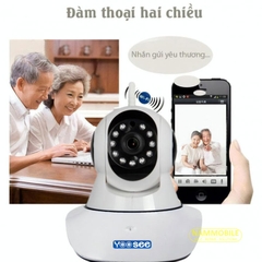 Camera Wifi Yoosee 3 anten quan sát ban đêm, xoay 360 độ, đàm thoại hai chiều, human tracking