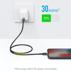 Cáp Sạc Iphone Ipad PD 20W Lightning Anker PowerLine II A8632 Chính Hãng