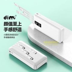 Pin sạc dự phòng 20.000mAh DIMI kèm 4 dây sạc Lightning- Type C- Micro USB chính hãng