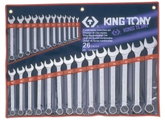 Bộ cờ lê vòng miệng 26 chi tiết 1226MR Kingtony