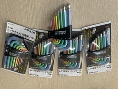 Bộ lục giác ngắn 1.5-10mm AZUS910 ASAHI Nhật Bản