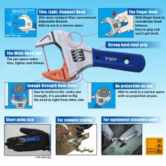 Mỏ lết ngắn HY-26S TOP Nhật Bản