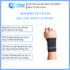 Đai bảo vệ cổ tay Grace Care WD320