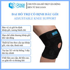 Đai bảo vệ cố định đầu gối Grace Care KB221
