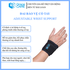 Đai quấn cố định cổ tay Grace Care WB222