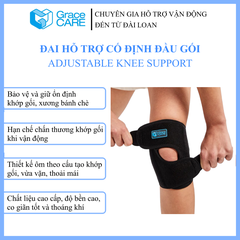 Đai bảo vệ cố định đầu gối Grace Care KB222