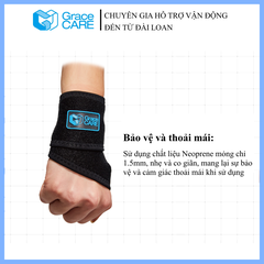 Đai quấn cố định cổ tay Grace Care WB221