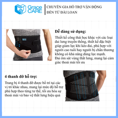 Đai bảo vệ lưng cột sống, thoát vị đĩa đệm Grace Care LB221