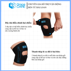 Đai bảo vệ cố định đầu gối Grace Care KB222