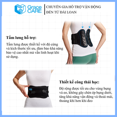 Đai bảo vệ lưng, cột sống Grace Care LH220