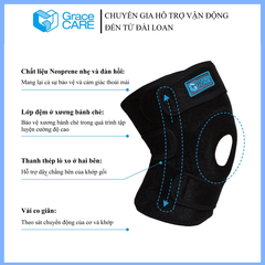 Đai bảo vệ cố định đầu gối Grace Care KB221