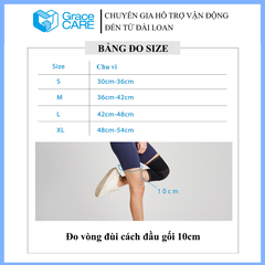 Đai bảo vệ đầu gối Grace Care KD321