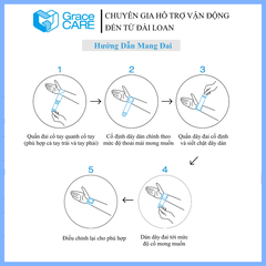Đai quấn cố định cổ tay Grace Care WB222