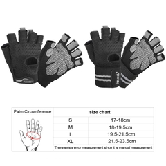 Găng tay tập gym có đai quấn cổ tay cao cấp, thoáng khí, chống trượt hiệu quả Aolikes AL-113