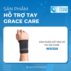 Đai bảo vệ cổ tay Grace Care WD320, thành phần có sợi than tre thoáng khí, nano red cao cấp