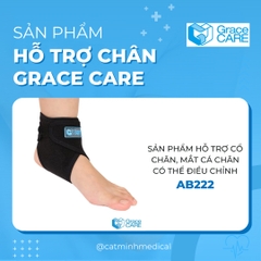 Đai quấn cổ chân Grace Care AB222, Băng quấn cổ chân, Đai mắt cá chân, Băng bảo vệ cổ chân