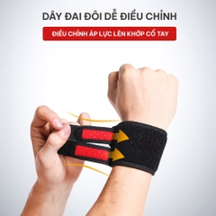 Băng cổ tay dây đai đôi hỗ trợ thể thao, chấn thương GF309W