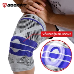 Băng bảo vệ đầu gối, bó gối thể thao silicon GF513K