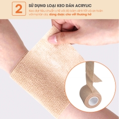 Băng thể thao đàn hồi 5cm x 5m GoTape GT02