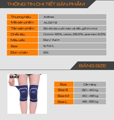 Băng gối có miếng đệm bảo vệ tập thể thao Aolikes AL-0219