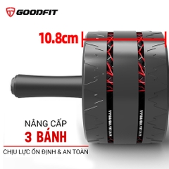 Con lăn tập bụng 3 bánh chống trượt GF603AB tặng kèm thảm