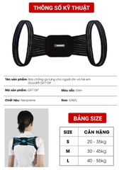 Đai chống gù lưng trẻ em, người lớn GF715P