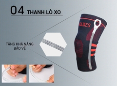 Băng gối có miếng đệm bảo vệ và thanh trợ lực đầu gối Aolikes AL-611