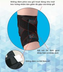Đai cố định đầu gối Thin PF Cross Belt