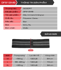 Dây mini band tập mông GF912MB