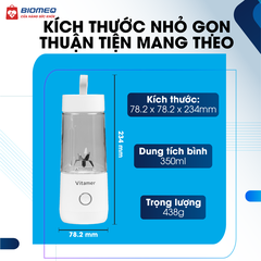 Máy Xay Sinh Tố Cầm Tay Biohealth Mini Juicer