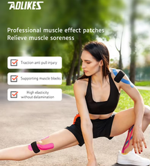Băng Dán Cơ Thể Thao Chính Hãng AOLIKES- Cuộn Liền 5cm*5m