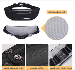 Túi đeo hông chạy bộ có ngăn đựng nước GoodFit GF108RB