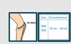 Đai bảo vệ xương bánh chè Grace Care KB224, thành phần sợi than tre cao cấp thoáng khí | Đai đầu gối