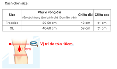 Đai Cố Định Đầu Gối Thin PF Cross Belt