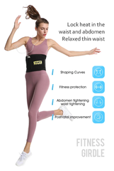 Đai cuốn nóng giảm mỡ bụng tập gym, yoga, thể thao hiệu quả, có ngăn để điện thoại Aolikes AL-7980B