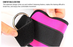Đai cuốn tập thể thao có móc tập kéo tạ chân, tập gym Aolikes AL-7129