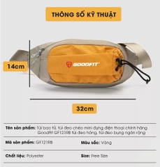 Túi bao tử, túi đeo chéo đựng điện thoại chính hãng GoodFit GF121RB