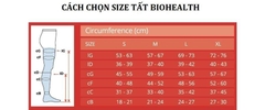 Vớ đùi y khoa BioHealth (Vớ chống suy giãn tĩnh mạch)