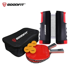 Bộ 2 vợt bóng bàn tặng kèm 4 bóng, cọc lưới rút GF005TS