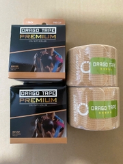 Băng dán cơ thể thao cao cấp DragoTape - cuộn Pre-cut 5cm*5m (Combo 2 cuộn)