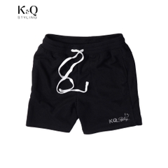 Quần Short Pique Smile Đen
