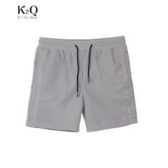 Quần Short Pique Cao cấp KQS - Xám